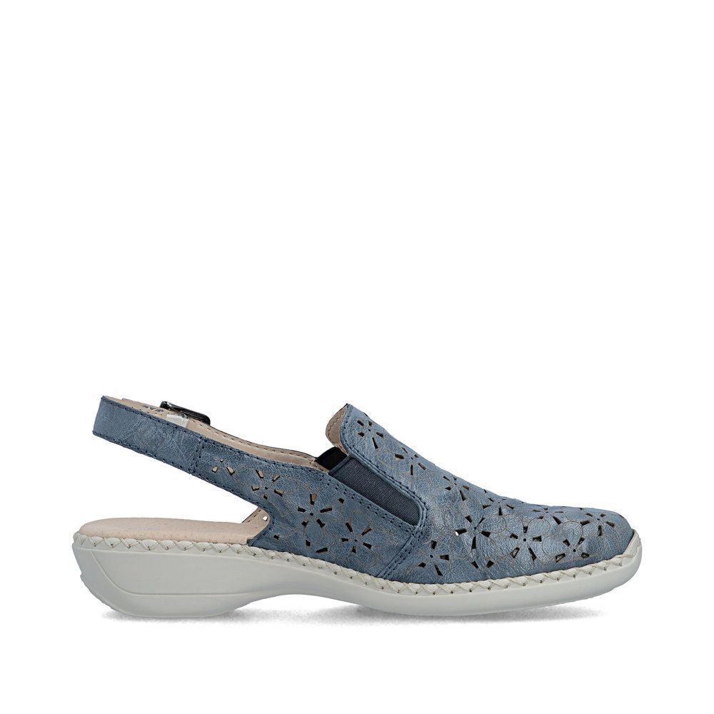Rieker 41371 Women's Sandal in Whitelake