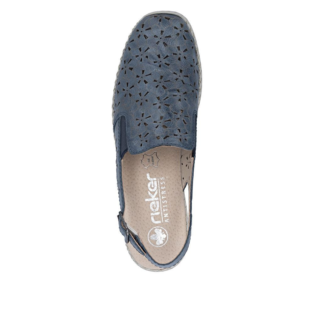 Rieker 41371 Women's Sandal in Whitelake