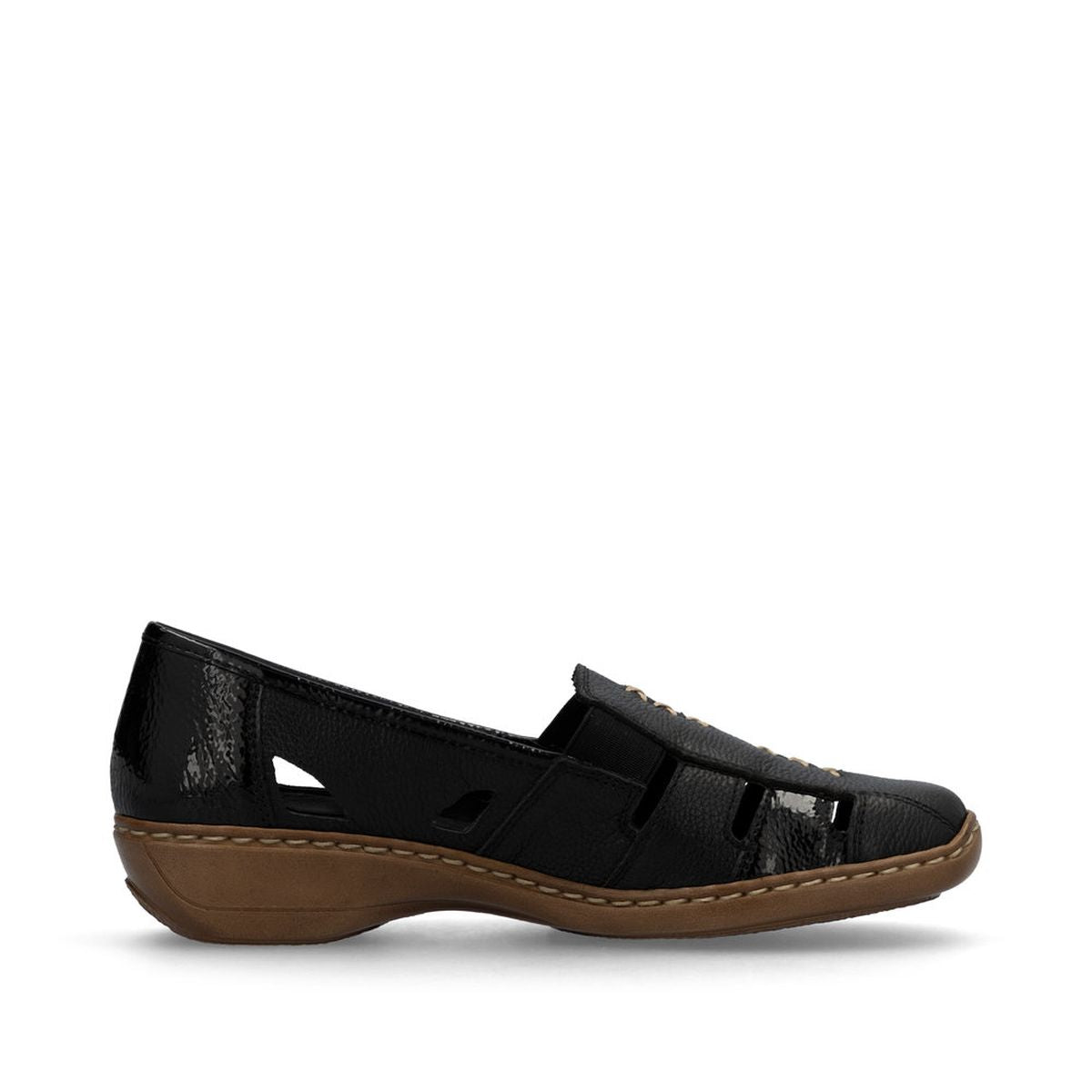 Rieker 41385 Women's Casual Slip-On in Black