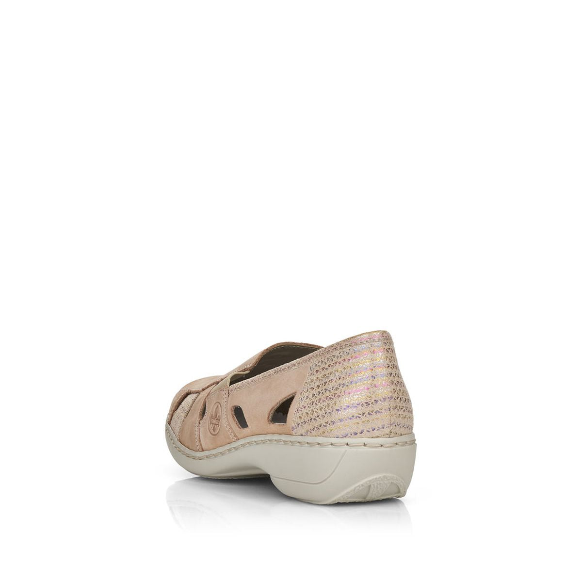 Rieker 41385 Women's Casual Slip-On in Beige