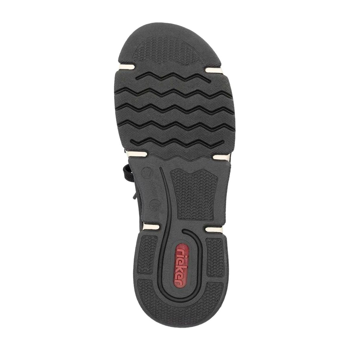 Rieker 45973 Women's Slip On Shoes in Black