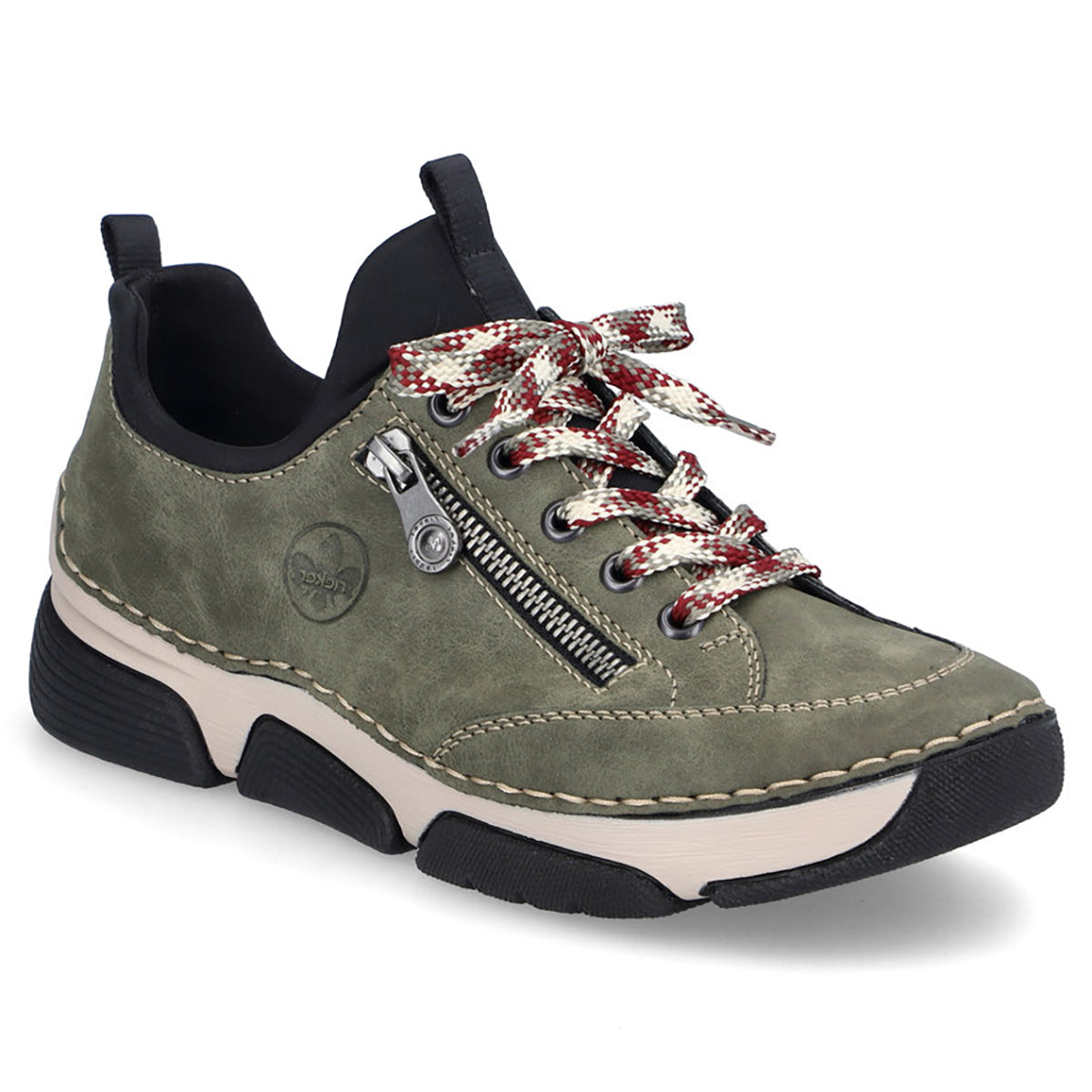 Rieker 45973 Women's Slip On Shoes in Green