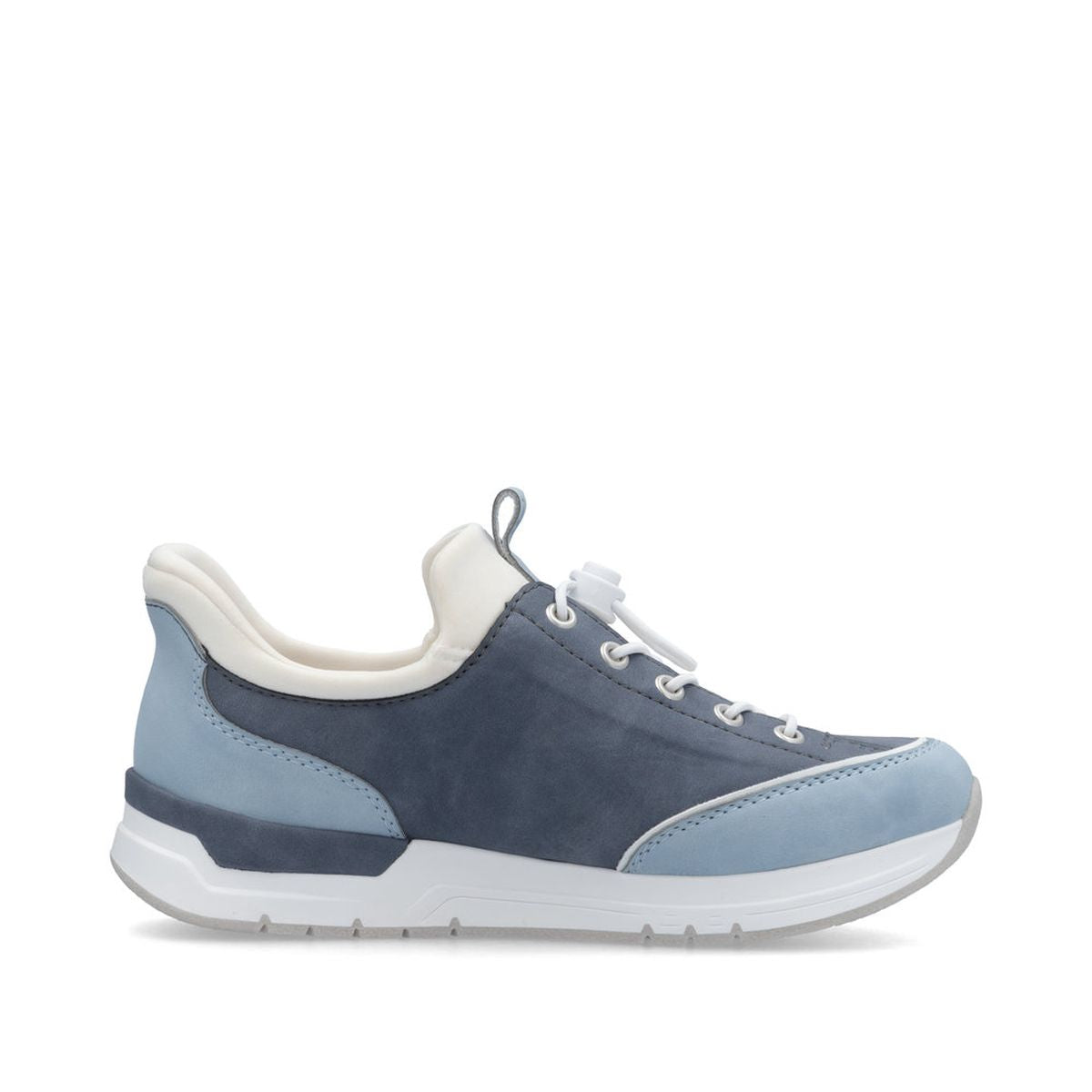 Rieker 58962 Women's Ready to Go Slip on Sneaker in Light Blue