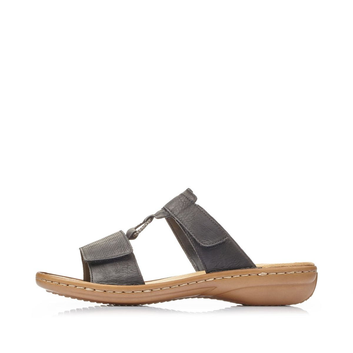 Rieker 60885 Women's Mule Sandals – Black