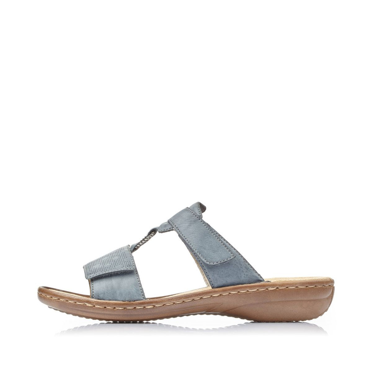 Rieker 60885 Women's Mule Sandals – Blue