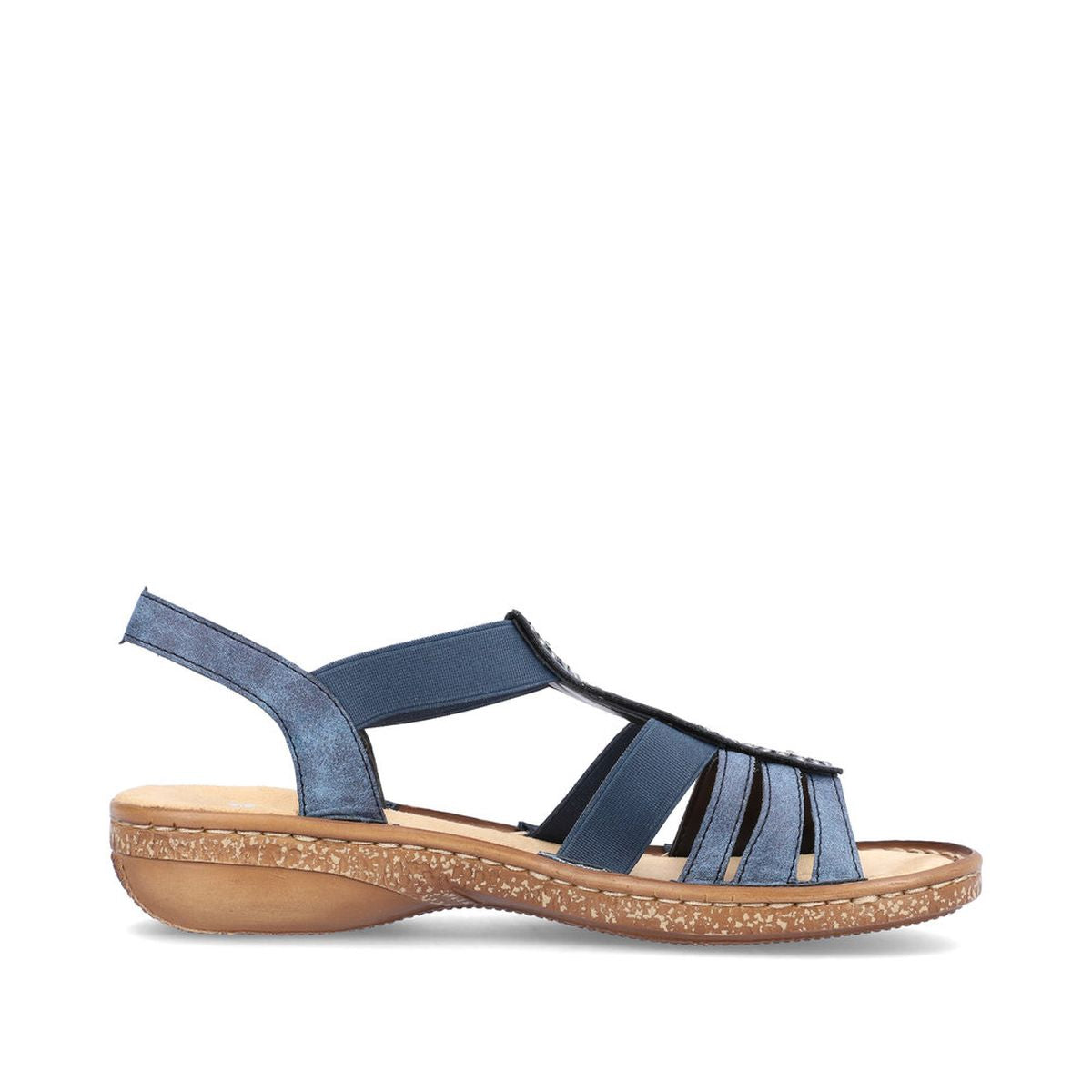 Rieker 628G9 Morelia Strap Sandals – Blue