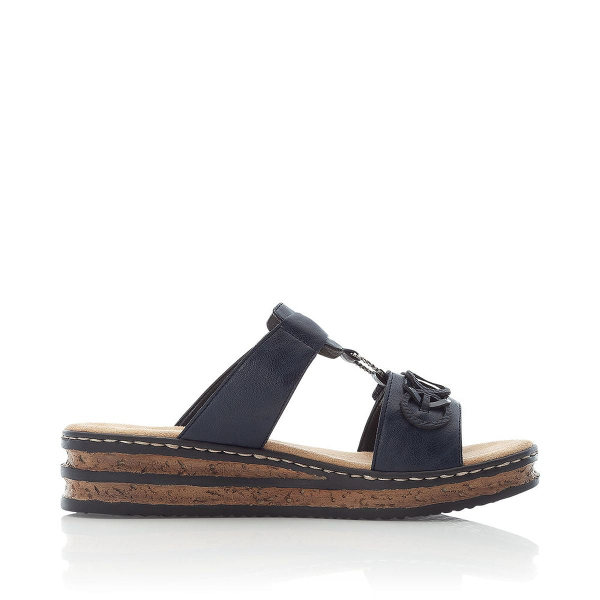 Rieker 62936 Women's Slip-on Sandals – Blue