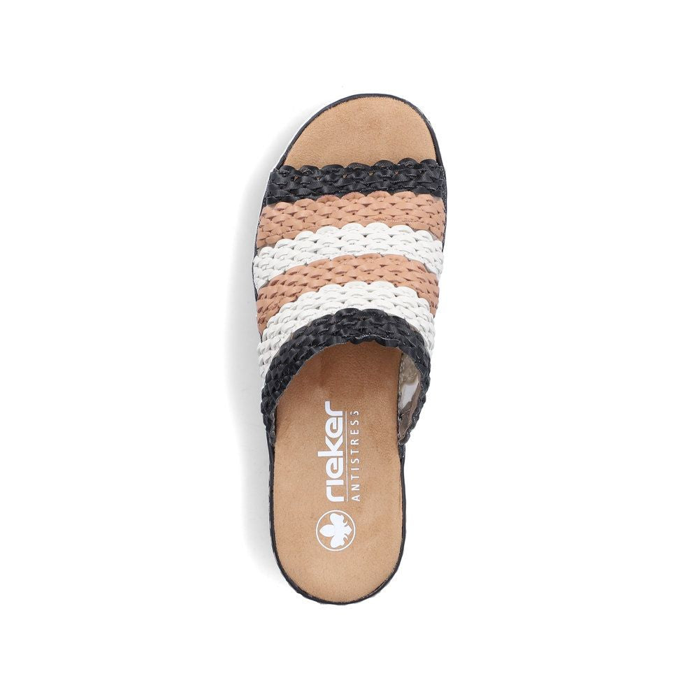 Rieker 629P8 Women's Slide Sandals – Multi