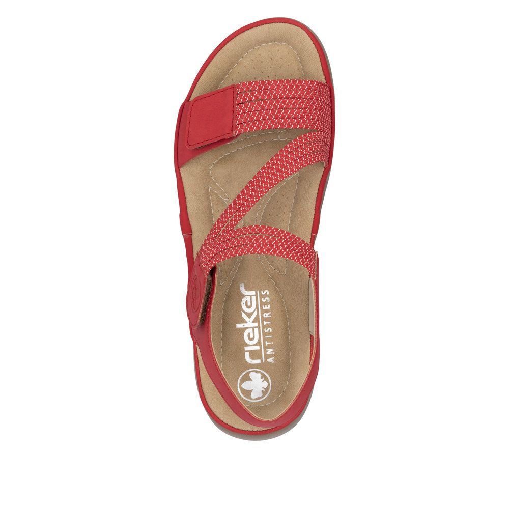 Rieker 64870 Women's Velcro Strap Sandals – Flamme