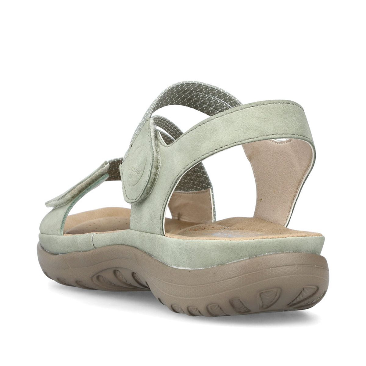 Rieker 64870 Women's Velcro Strap Sandals – Green