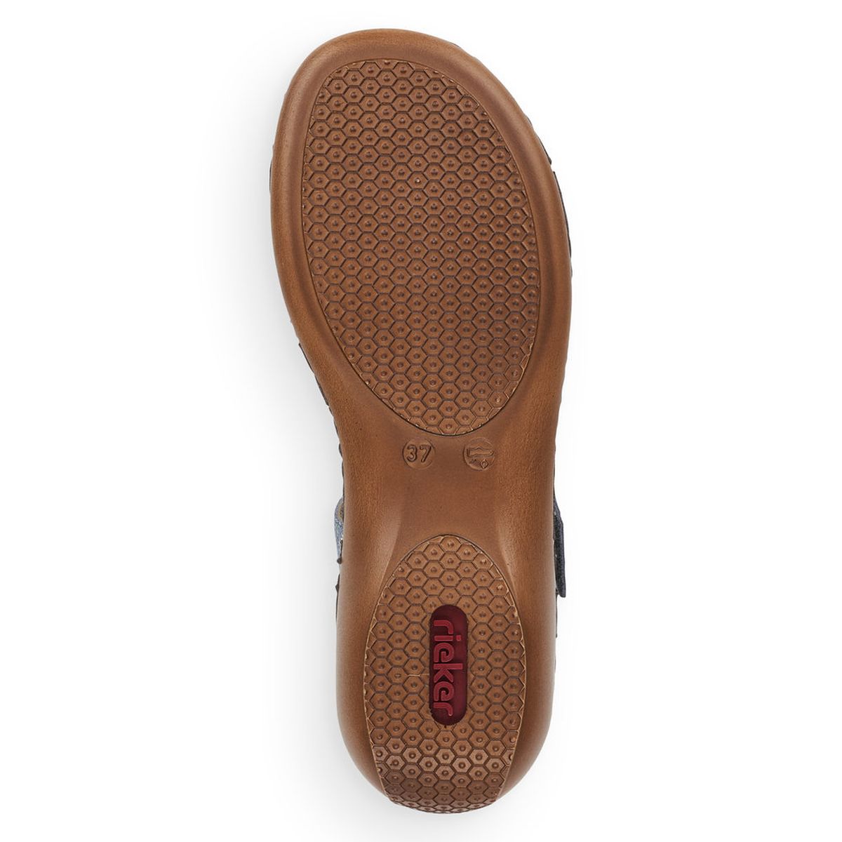 Rieker 659C7 Women's Velcro Strap Sandals – Multi