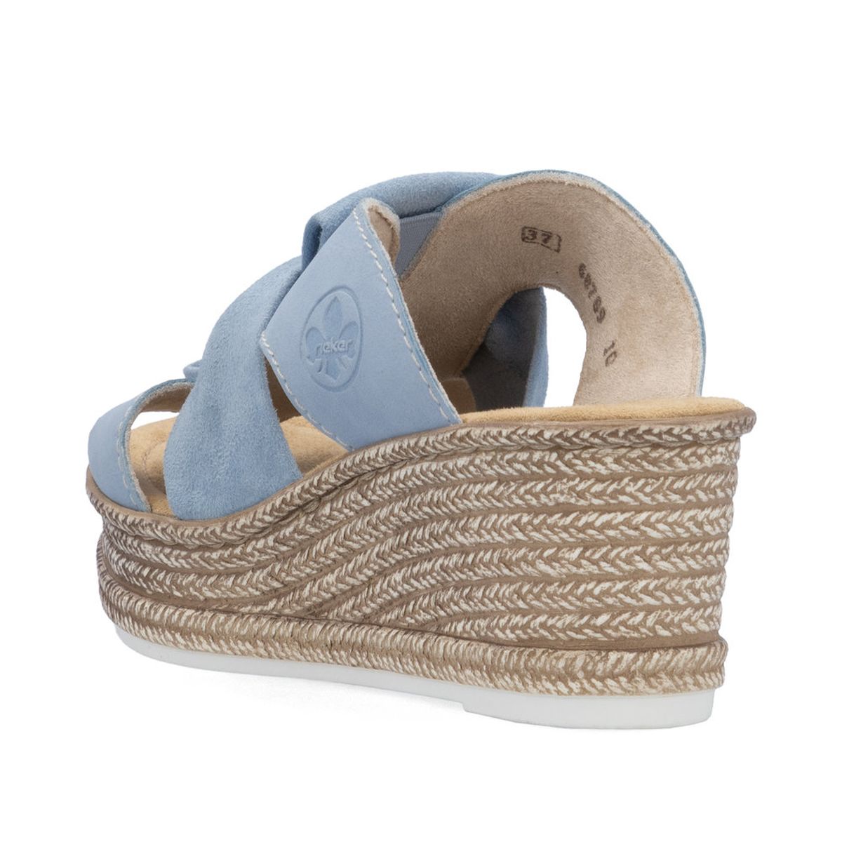 Rieker 68789 Women's Wedge Sandals – Aqua