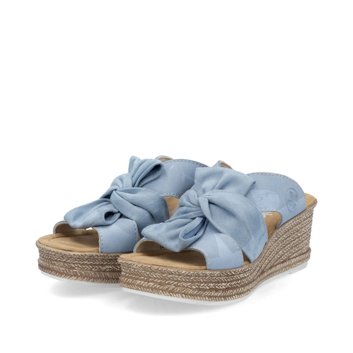 Rieker 68789 Women's Wedge Sandals – Aqua