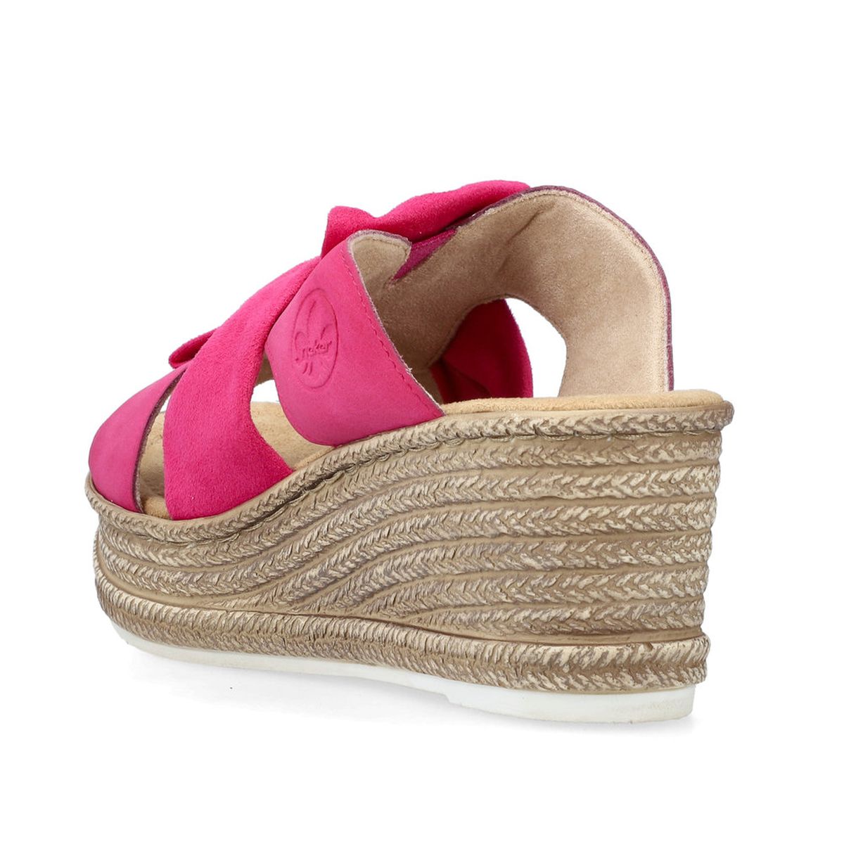 Rieker 68789 Women's Wedge Sandals – Magenta