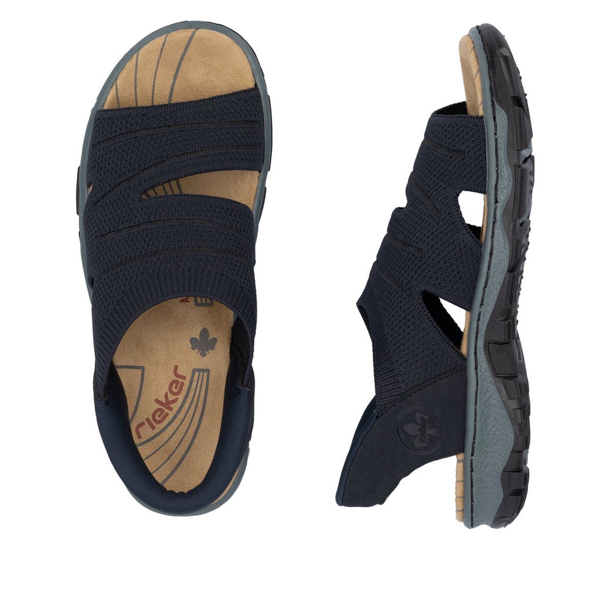 Rieker 68895 Women’s Ready2GO Sandals – Black