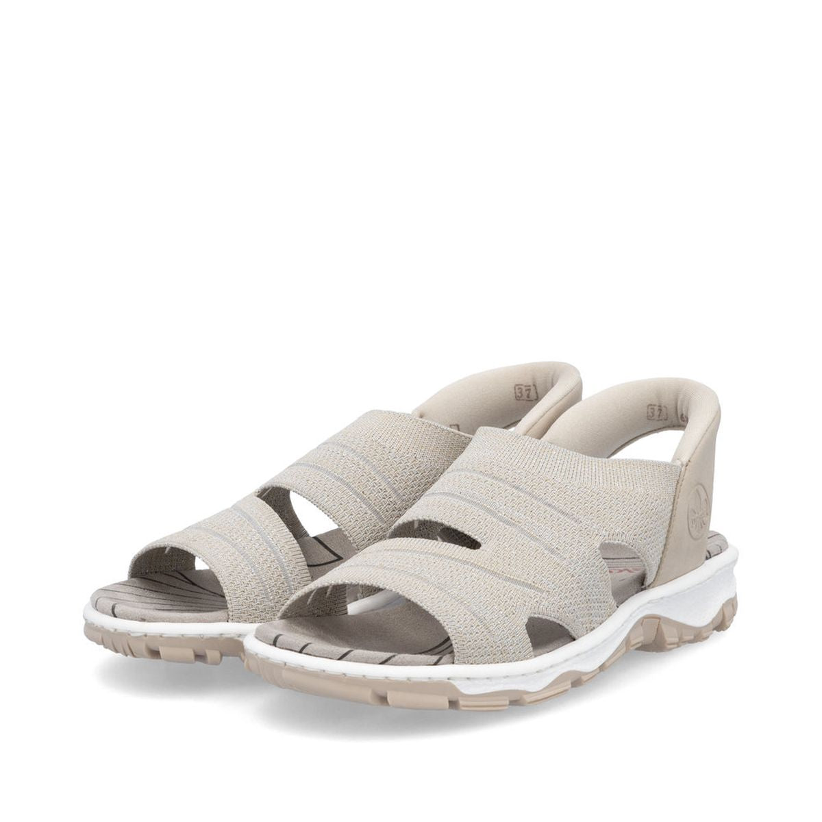Rieker 68895 Women’s Ready2GO Sandals – Stone