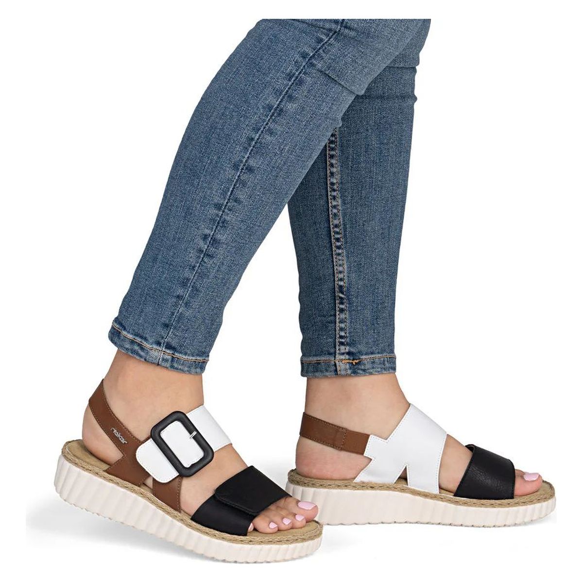 Rieker 69260 Women's Wide Sandals – Multi