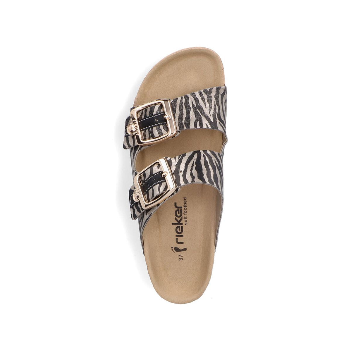 Rieker 69850 Women's Slide Sandal – Striped