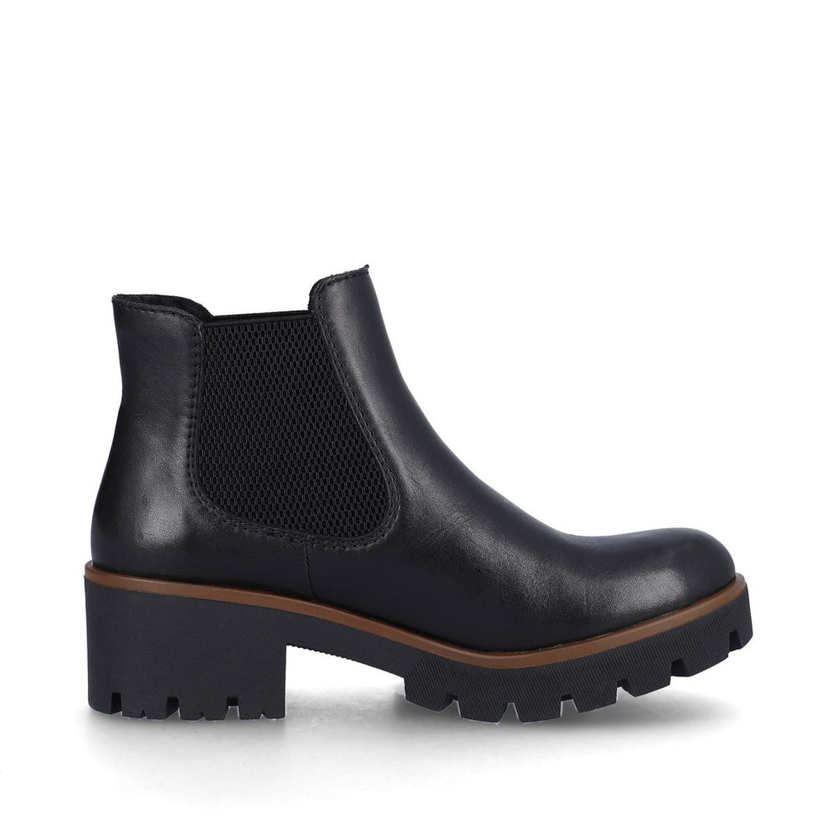 Rieker 79265 Minato Womens Chelsea Boot in Black