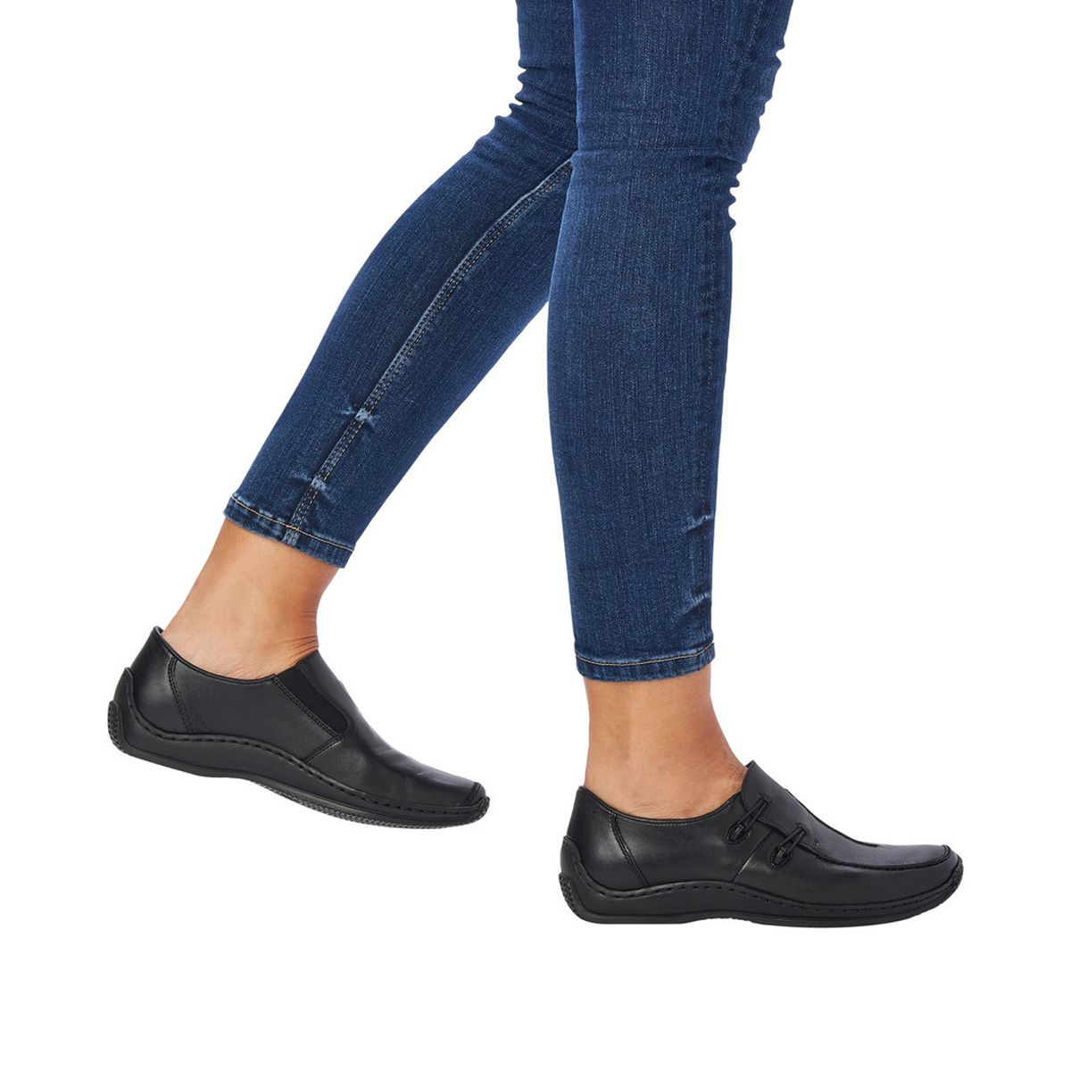 Rieker Slip-On Casual L1751 Shoes in Black – Women’s