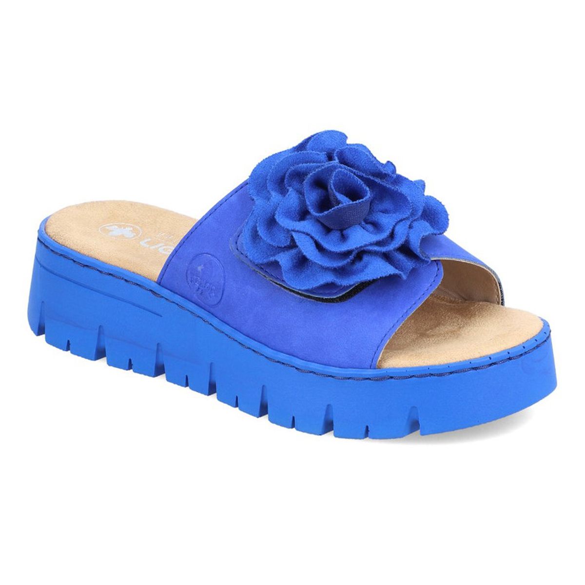 Rieker V1052 Women's Slide Sandals – Royal Blue