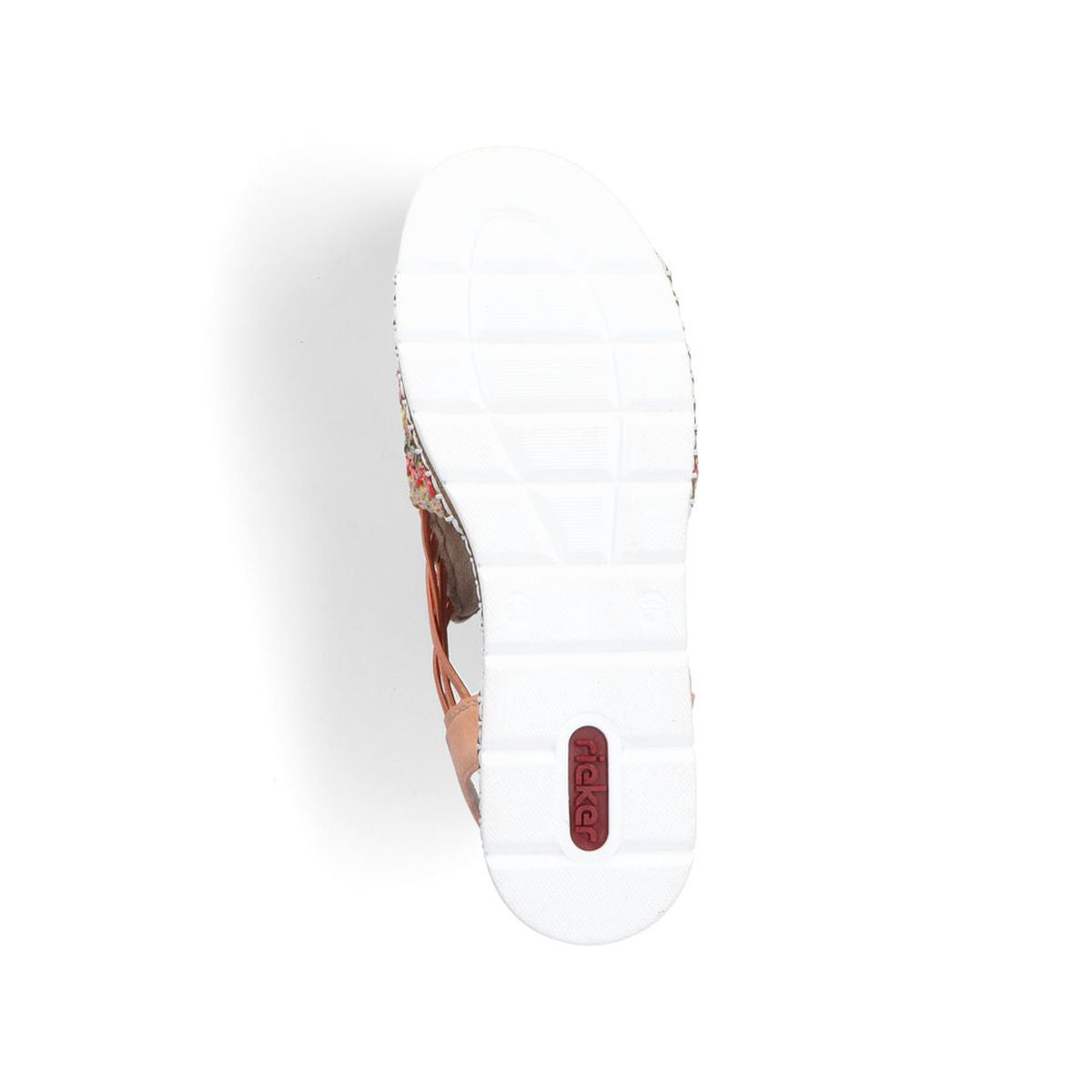 Rieker V1241 Women's Slip-on Sandals – Multi Pink