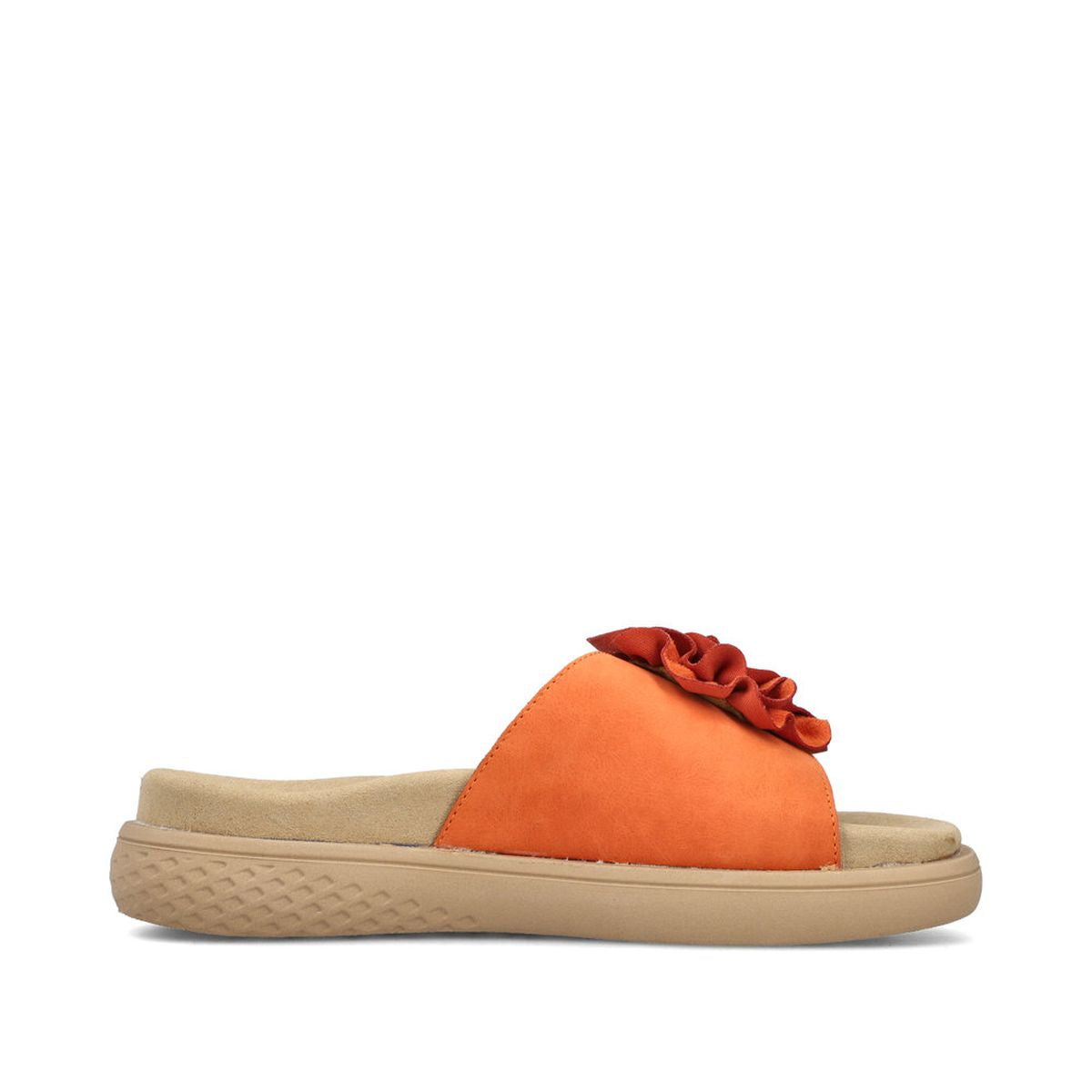 Rieker V1562 Women's Mule Slide Sandals – Pumpkin