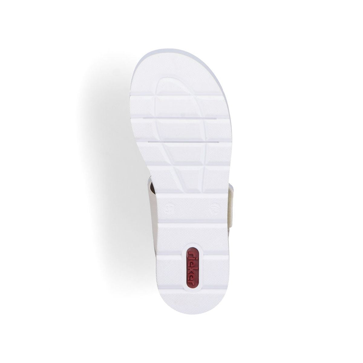 Rieker V3950 Women’s Wedge Sandals – Creme