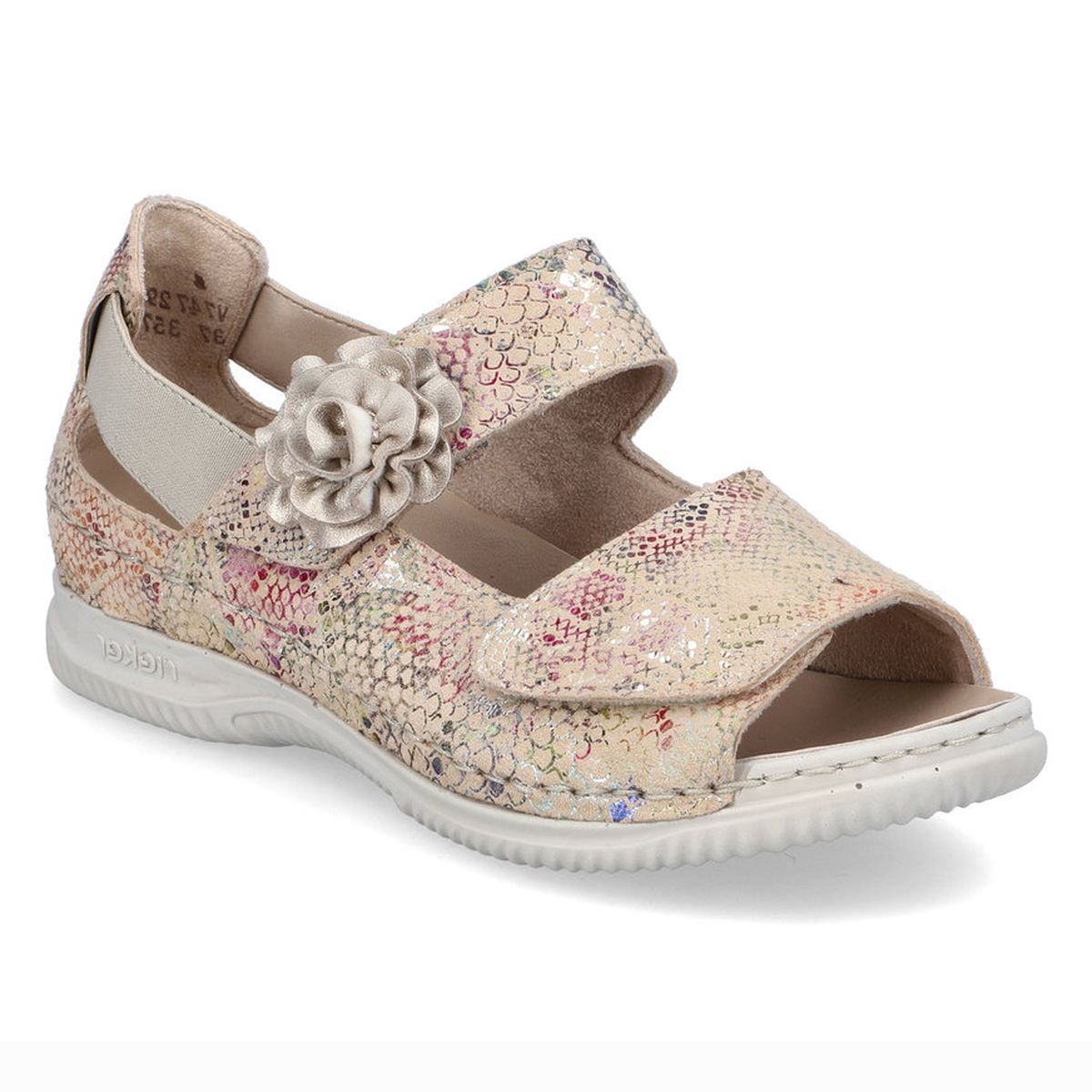Rieker V7472 Women's Velcro Sandal – Multi