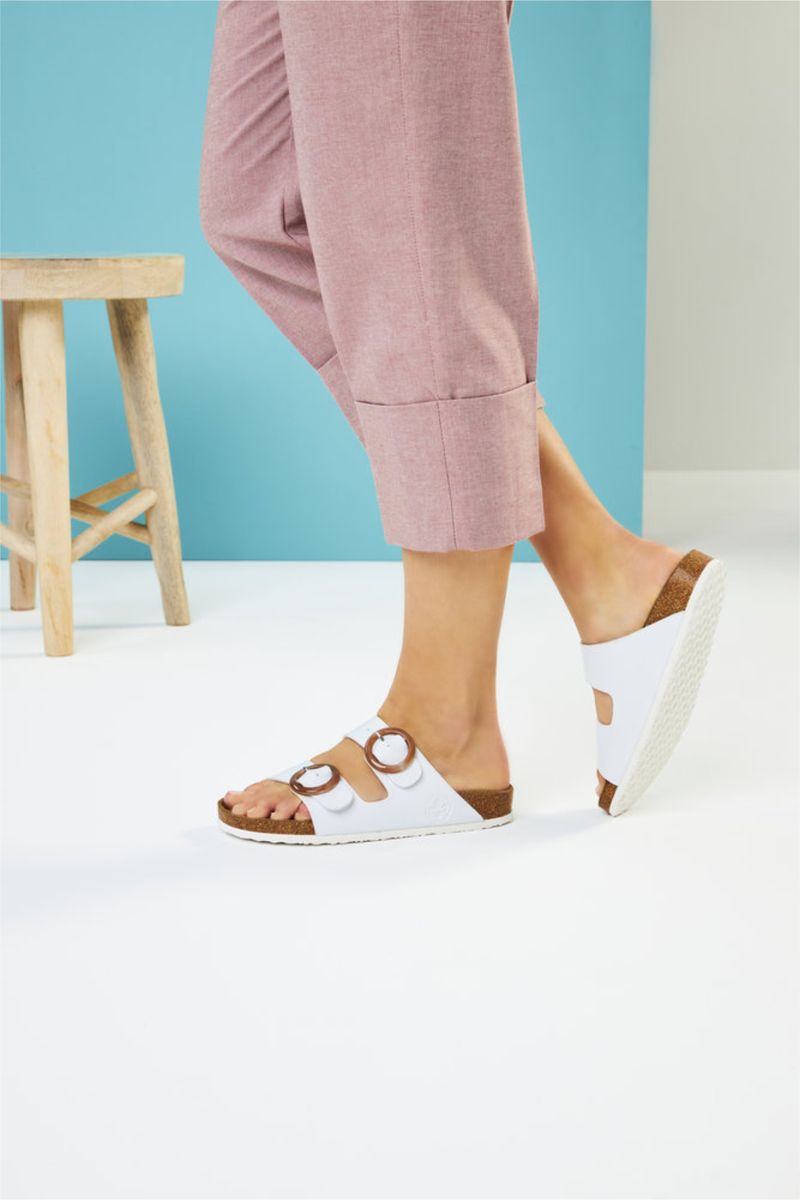 Rieker V9370 Women's Sandals – White
