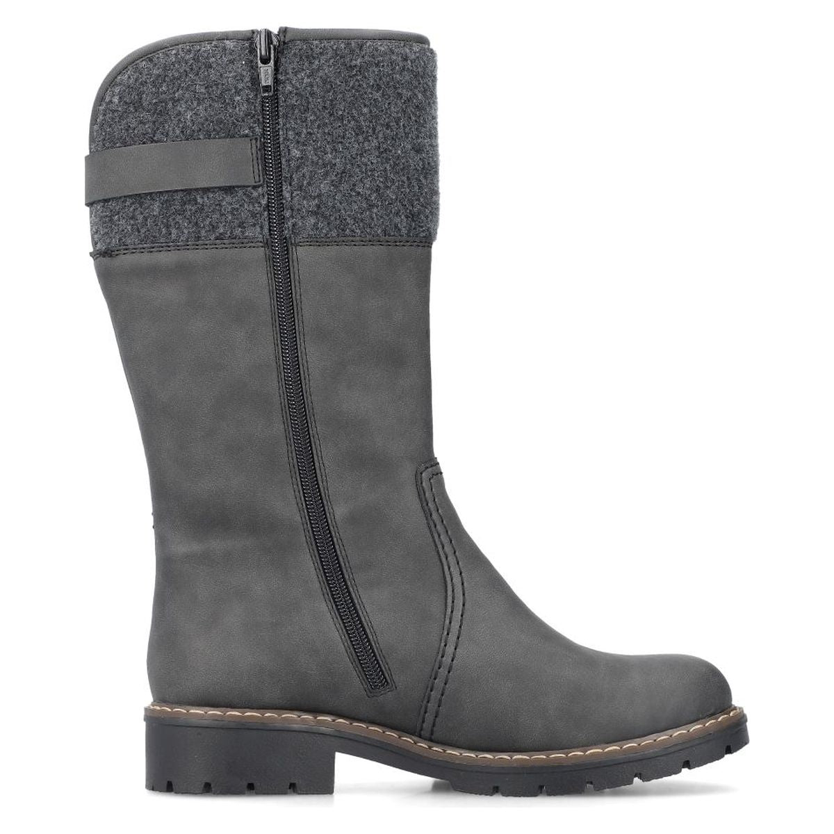 Rieker Y9190 Women's TEX Waterproof Boots - Grey