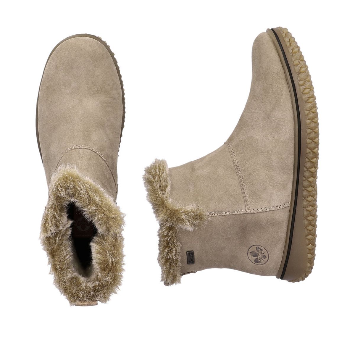 Rieker Z4266 Suede Ankle Winter Boot