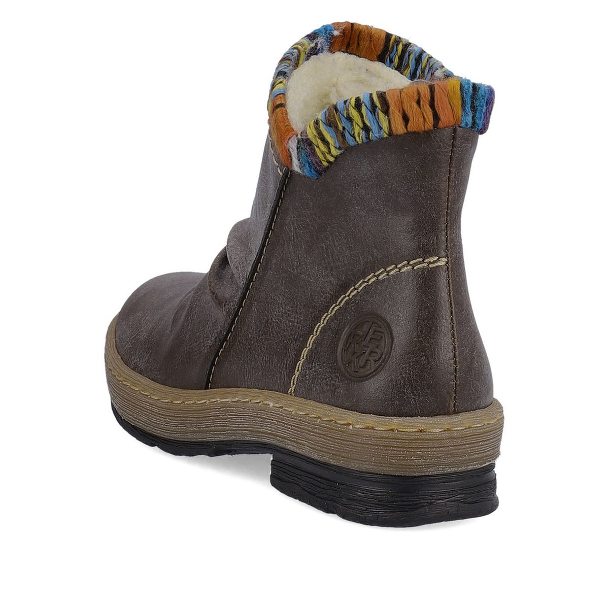 Rieker Z6755 Grey Warm Lined Ankle Boots