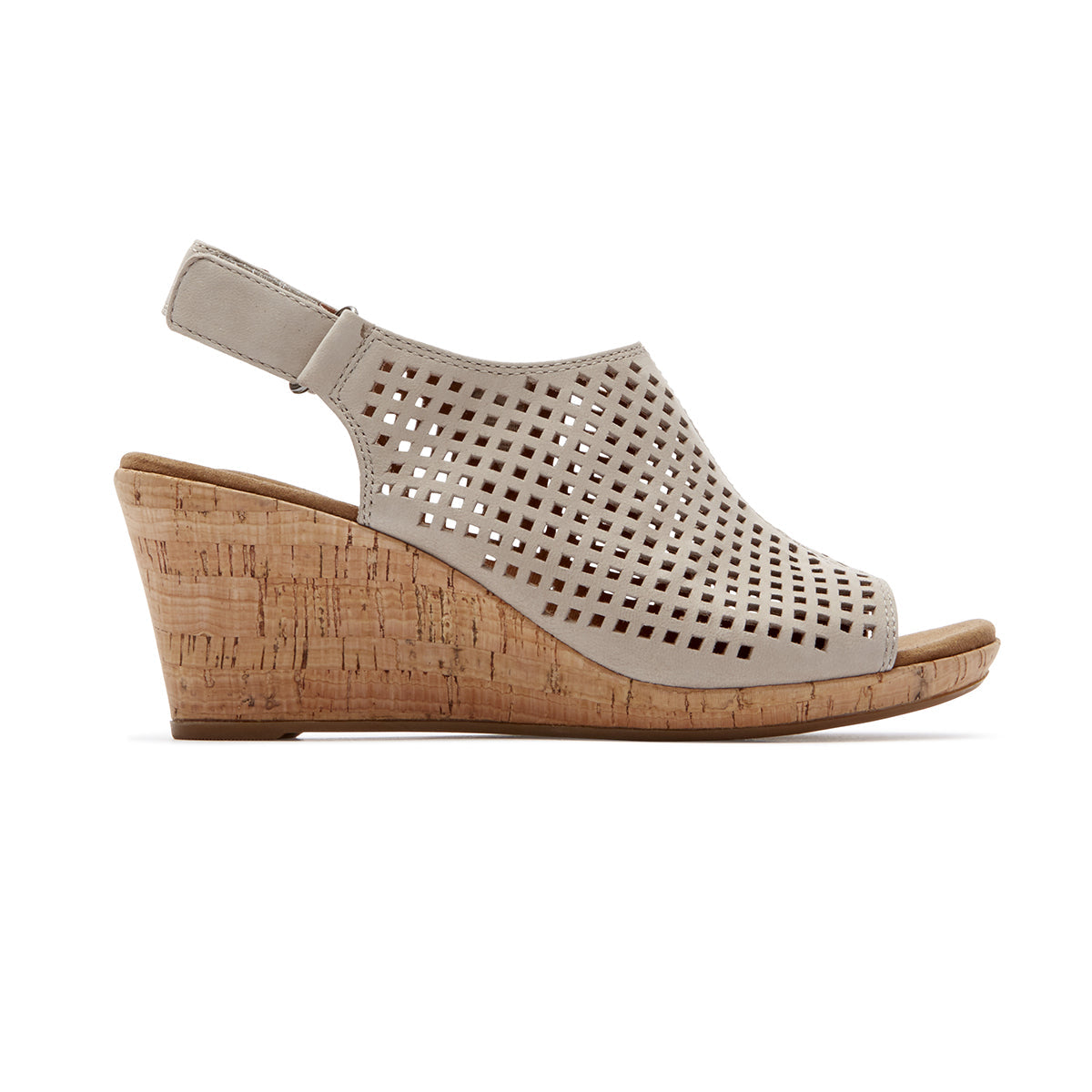 Rockport Briah Perforated Sling Wedge Sandals