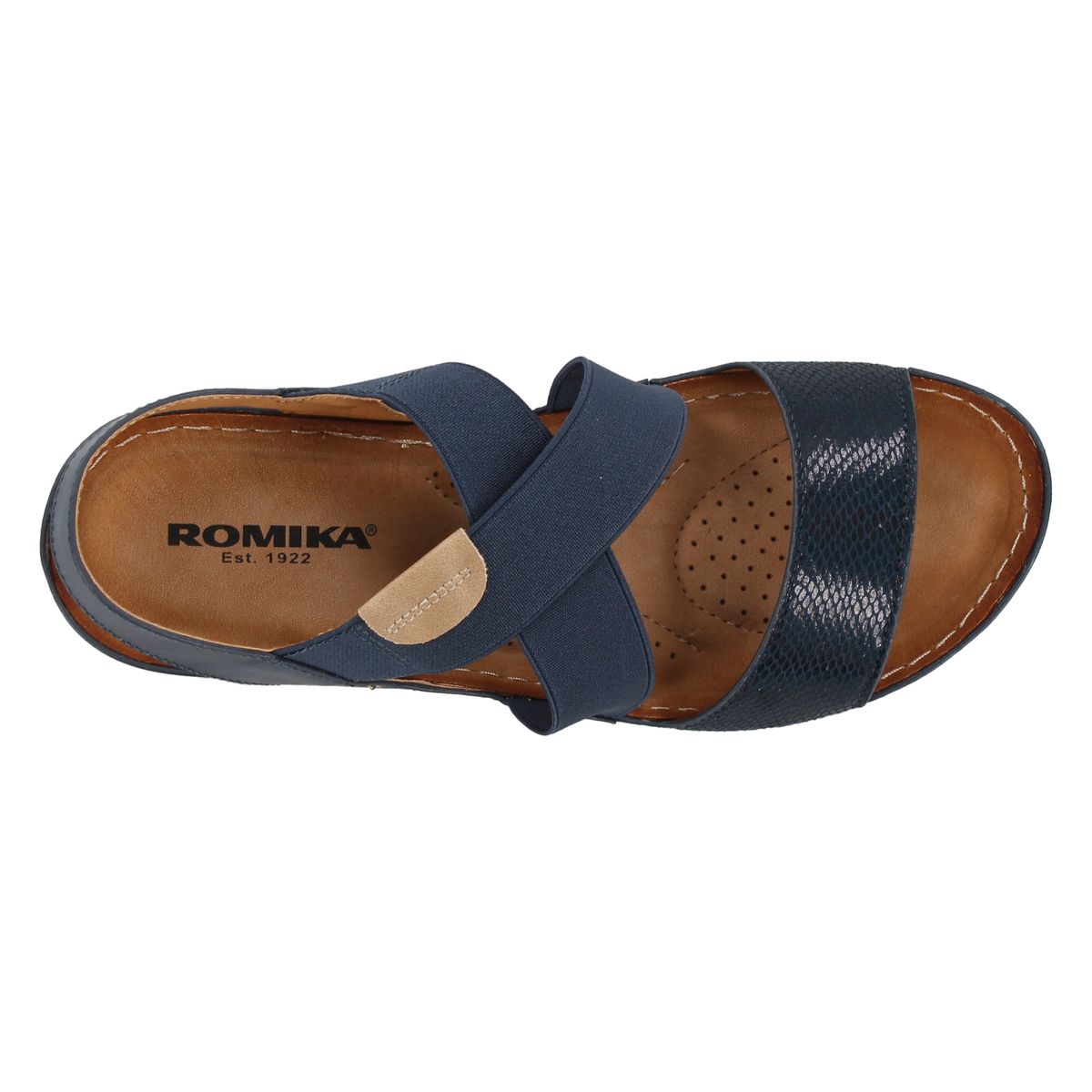 Elaine 01 Wedge Sandal in Blue