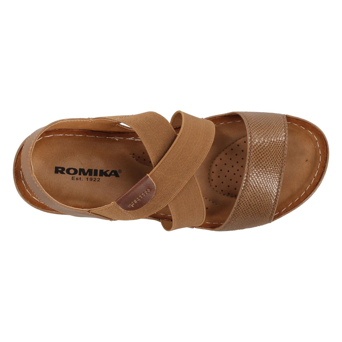 Elaine 01 Wedge Sandal in Brown