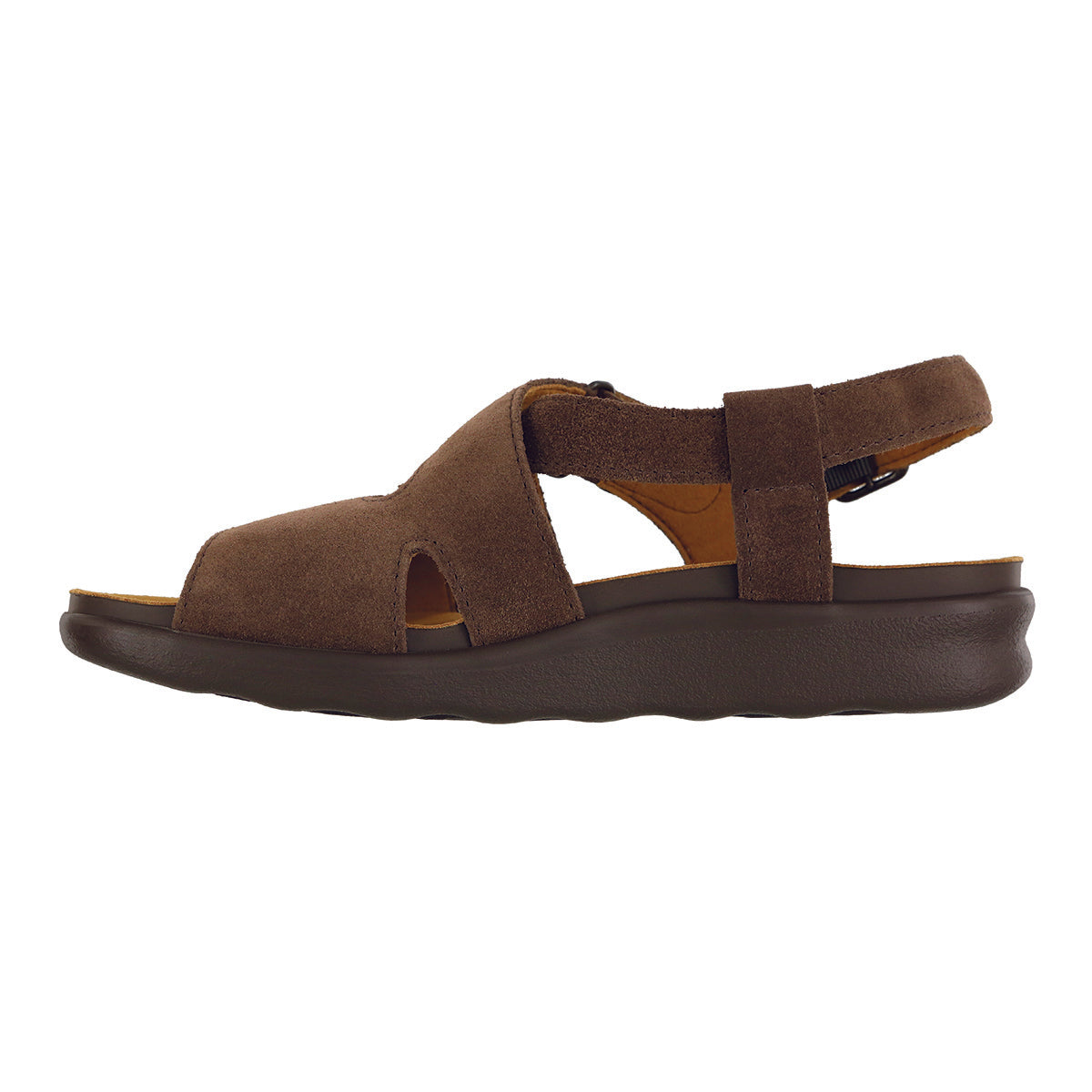 SAS Huggy Women's Cross Strap Sandal In Brown