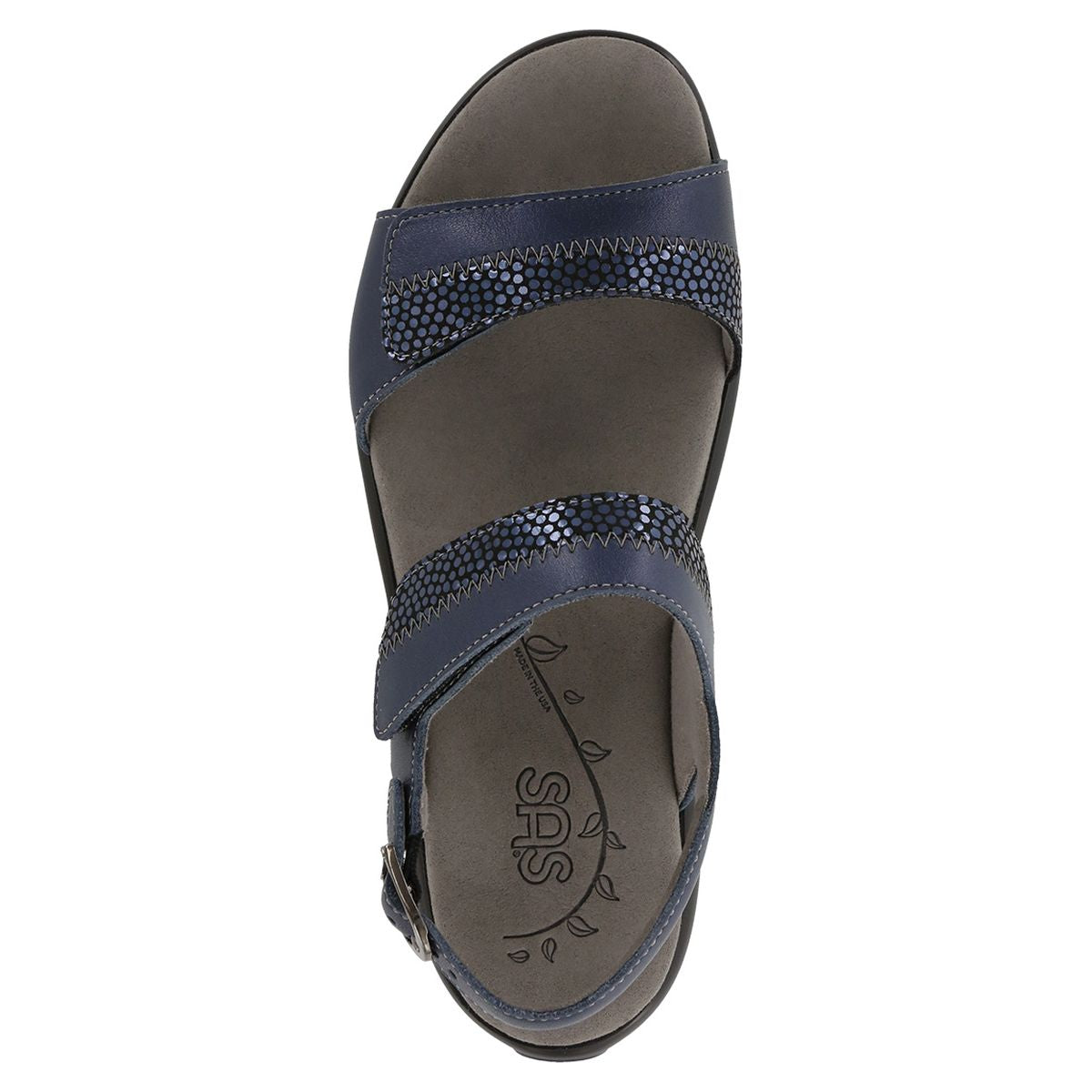 SAS Nudu Women's Heel Strap Sandal in Navy