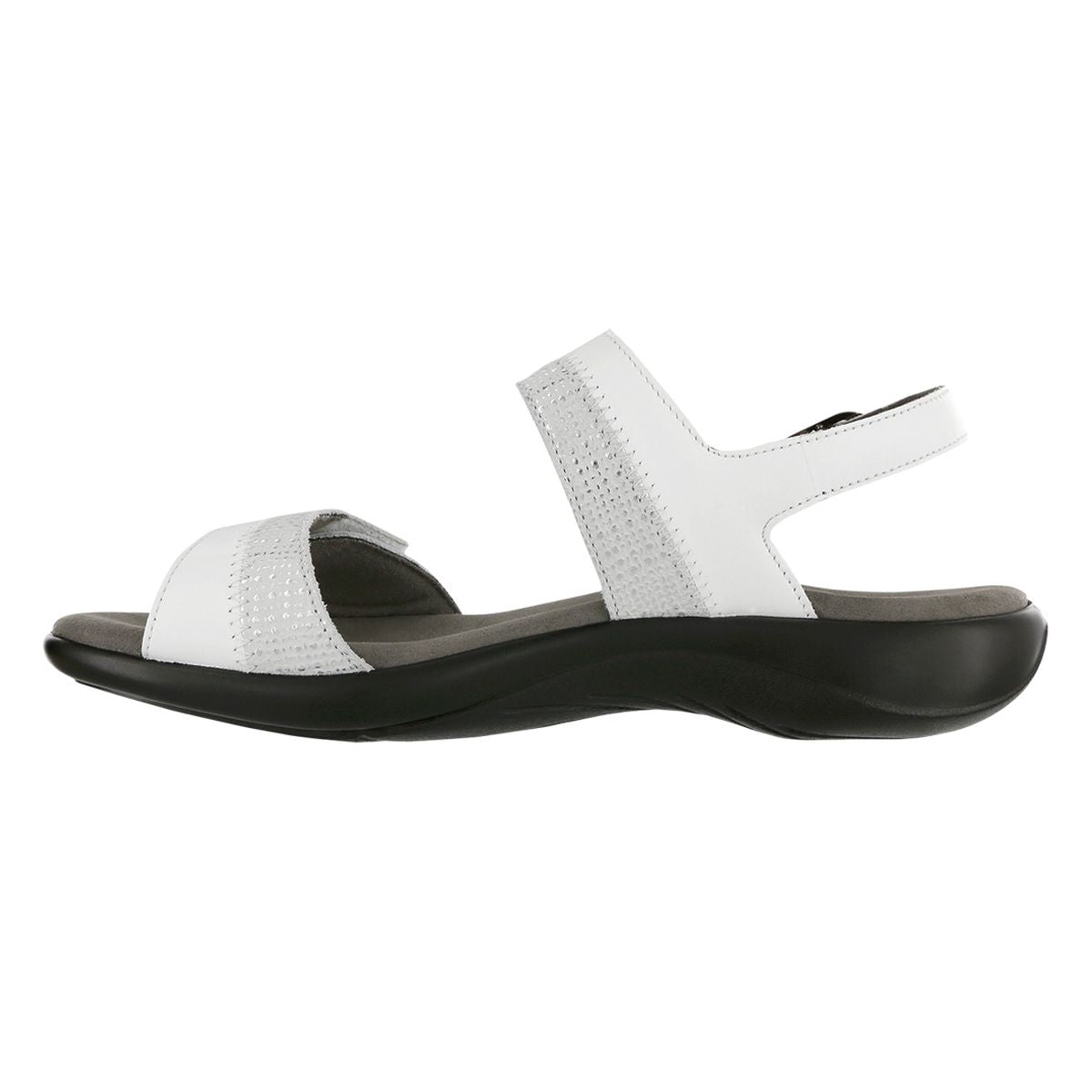 SAS Nudu Women's Heel Strap Sandal in White
