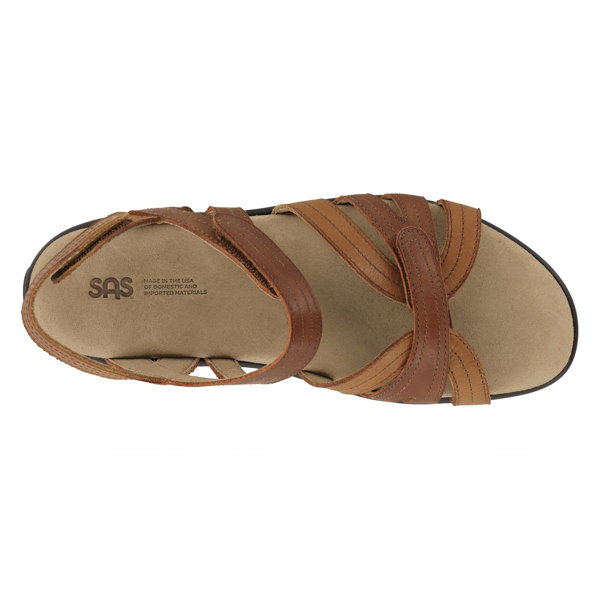 SAS Pier Women's Heel Strap Sandal in Sepia