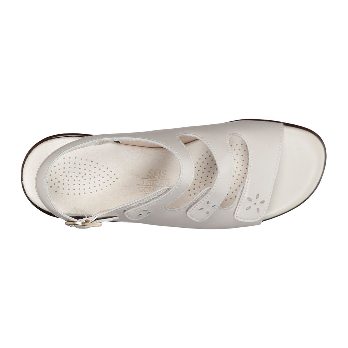 SAS Quatro Women's Slingback Sandal in Bone