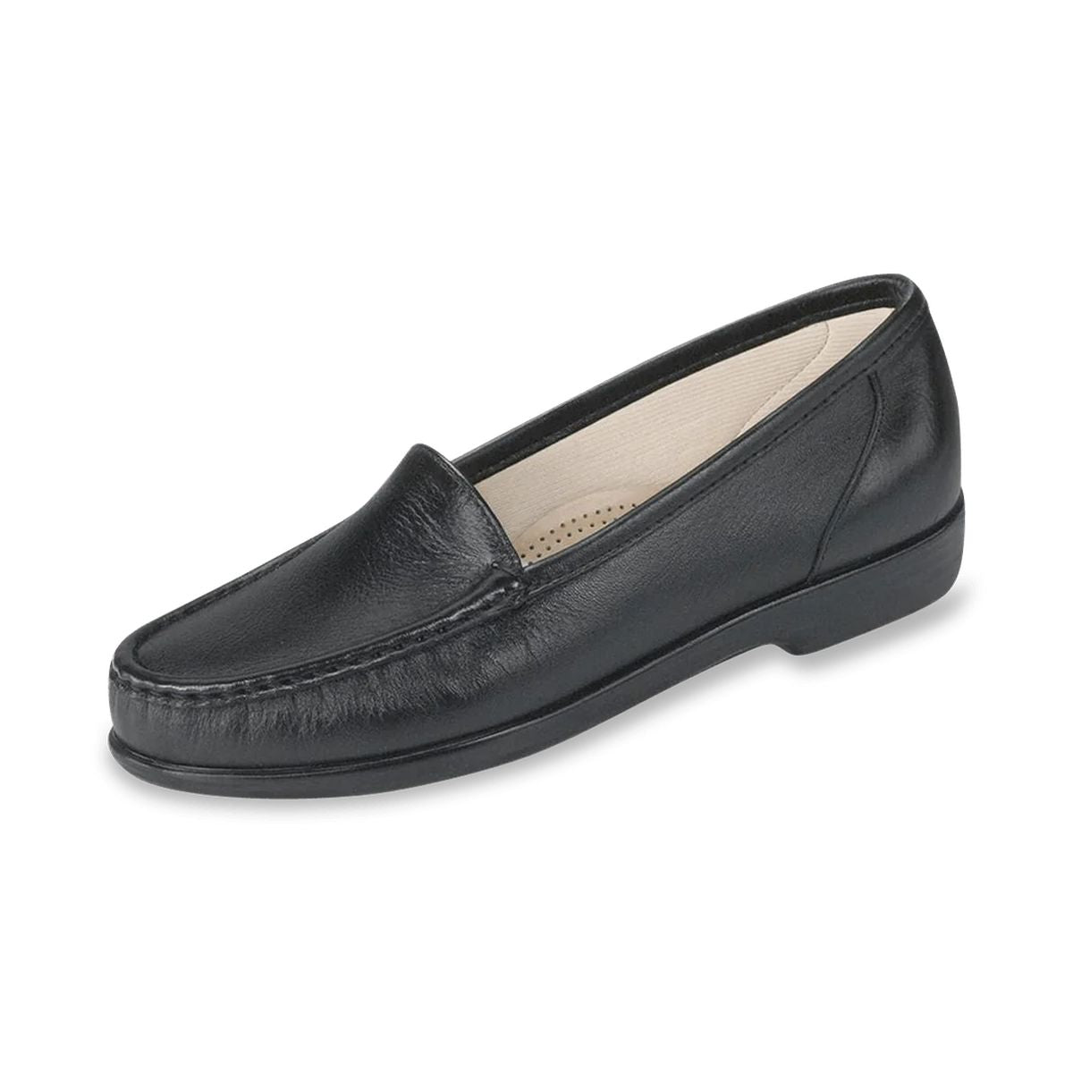 SAS Simplify Women's Slip On Loafer in Black