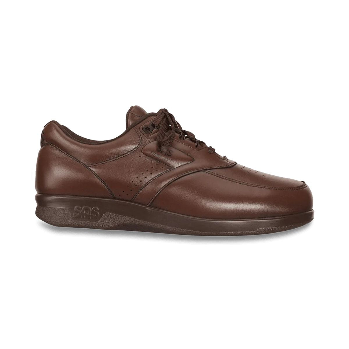 SAS Time Out Men's Lace Up Walking Shoe In Walnut