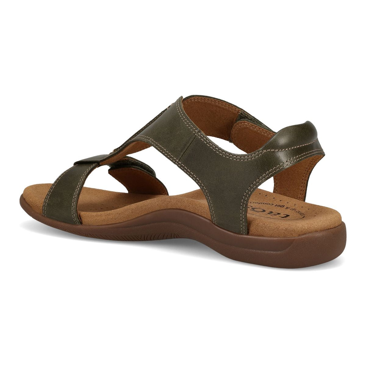 Taos The Show Adjustable Strap Sandal - Olive