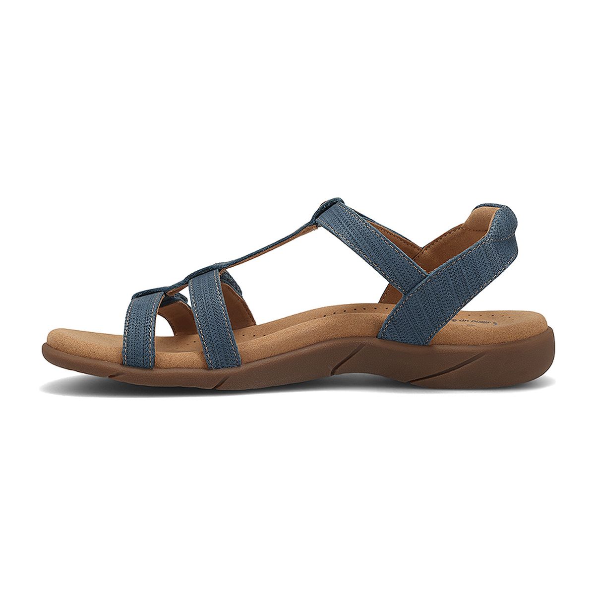 Taos Trophy 2 Adjustable Strap Sandal in Blue Emboss