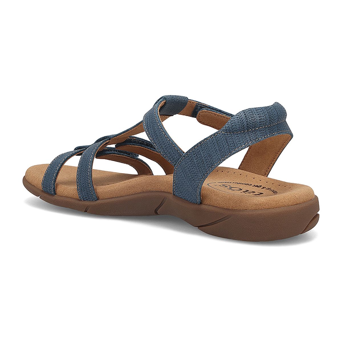 Taos Trophy 2 Adjustable Strap Sandal in Blue Emboss
