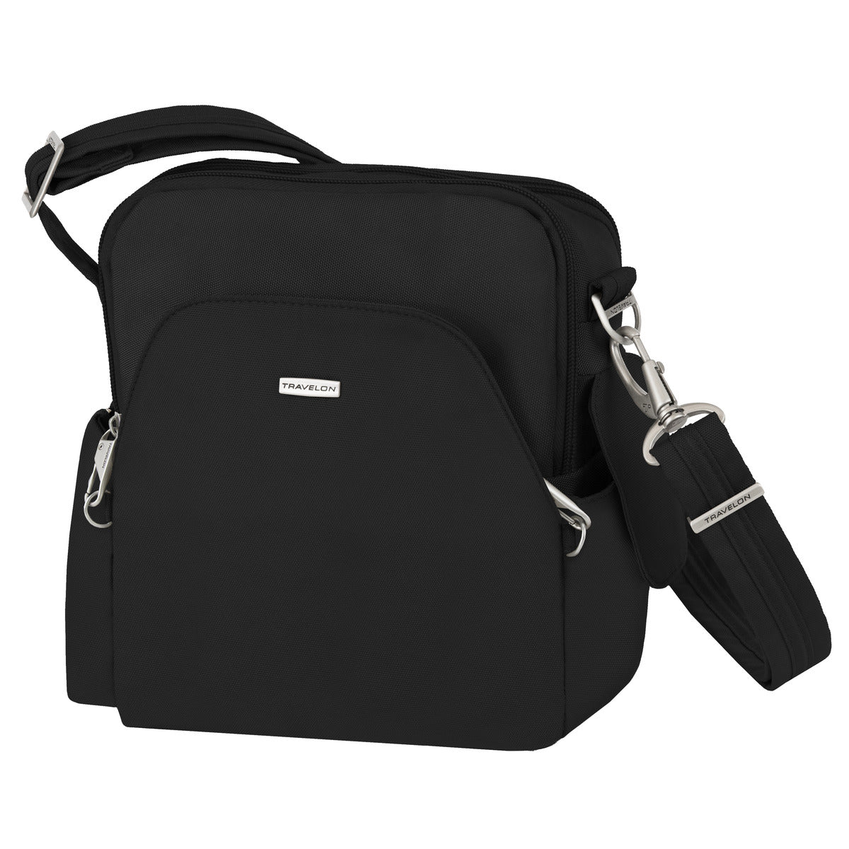 Travelon Classic Travel Bag 42224-500 – Lightweight Polyester Crossbody (Black)