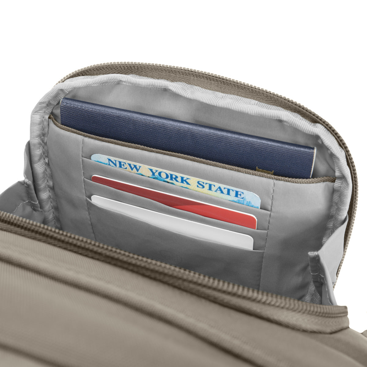 Travelon Unisex Anti-Theft Classic Tour Bag in Taupe