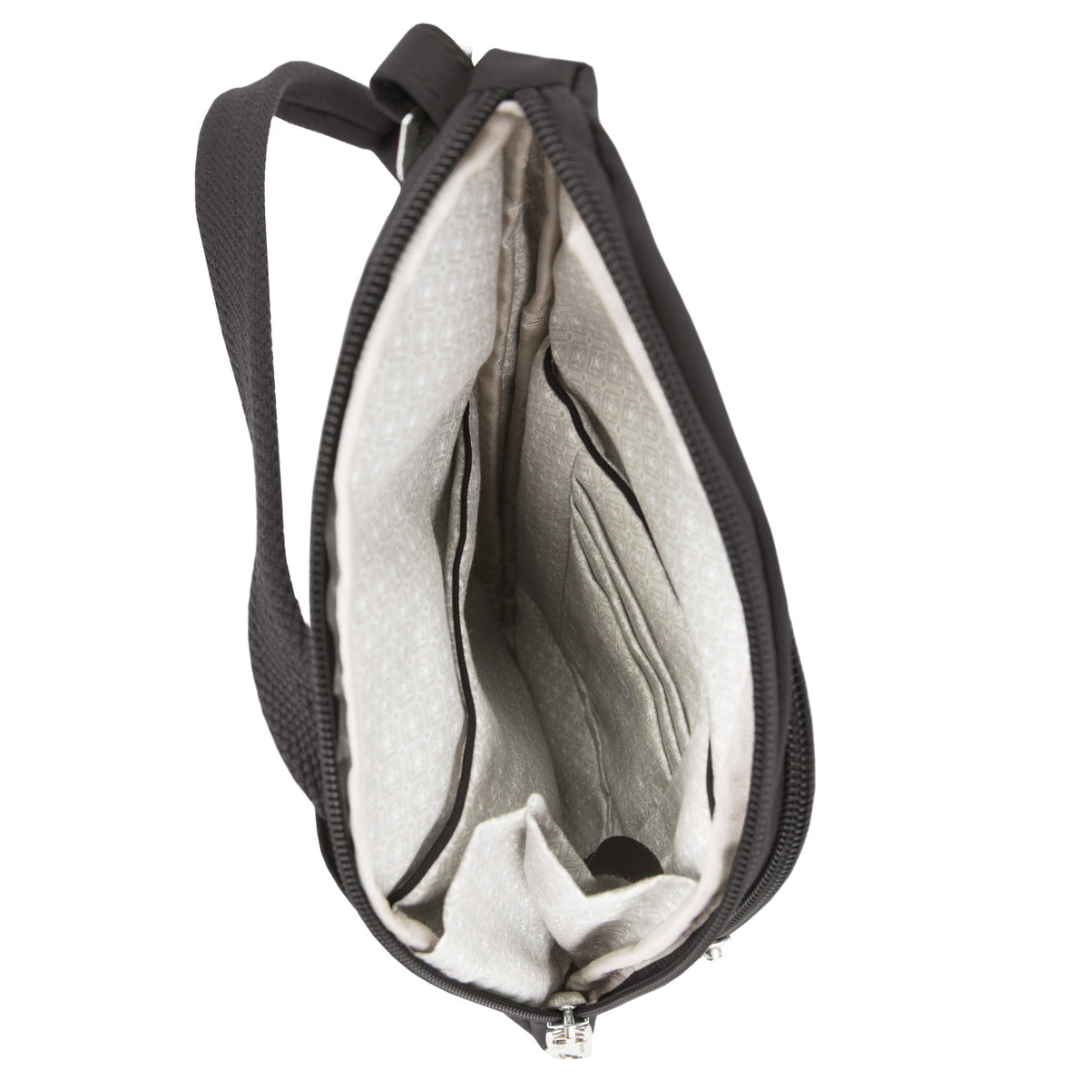 Travelon Anti-Theft Essentials Mini Asymmetric Crossbody in Black
