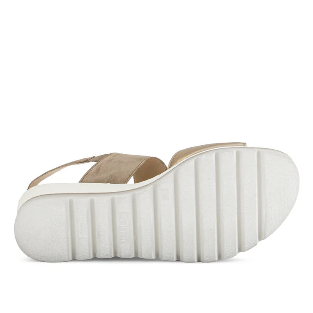 Gabor 645.62 Wedge Sandals – Pewter
